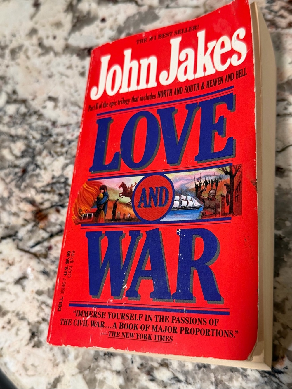 The North and South Trilogy: Love and War by John Jakes (1988, Paperback Book)